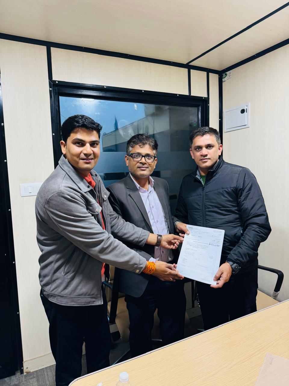 Team brainstorming session